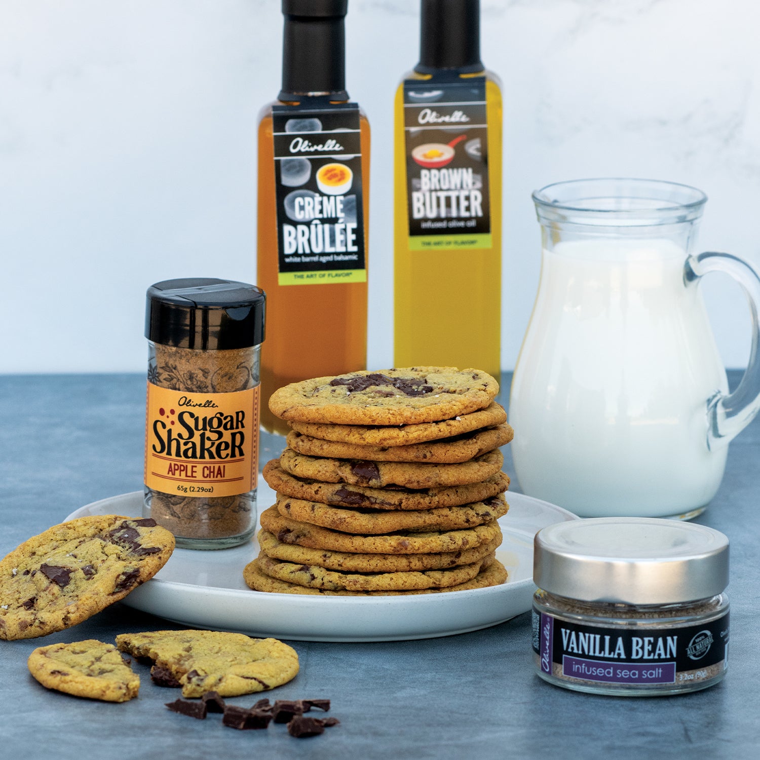 Toffee Chai Chocolate Chip Cookies