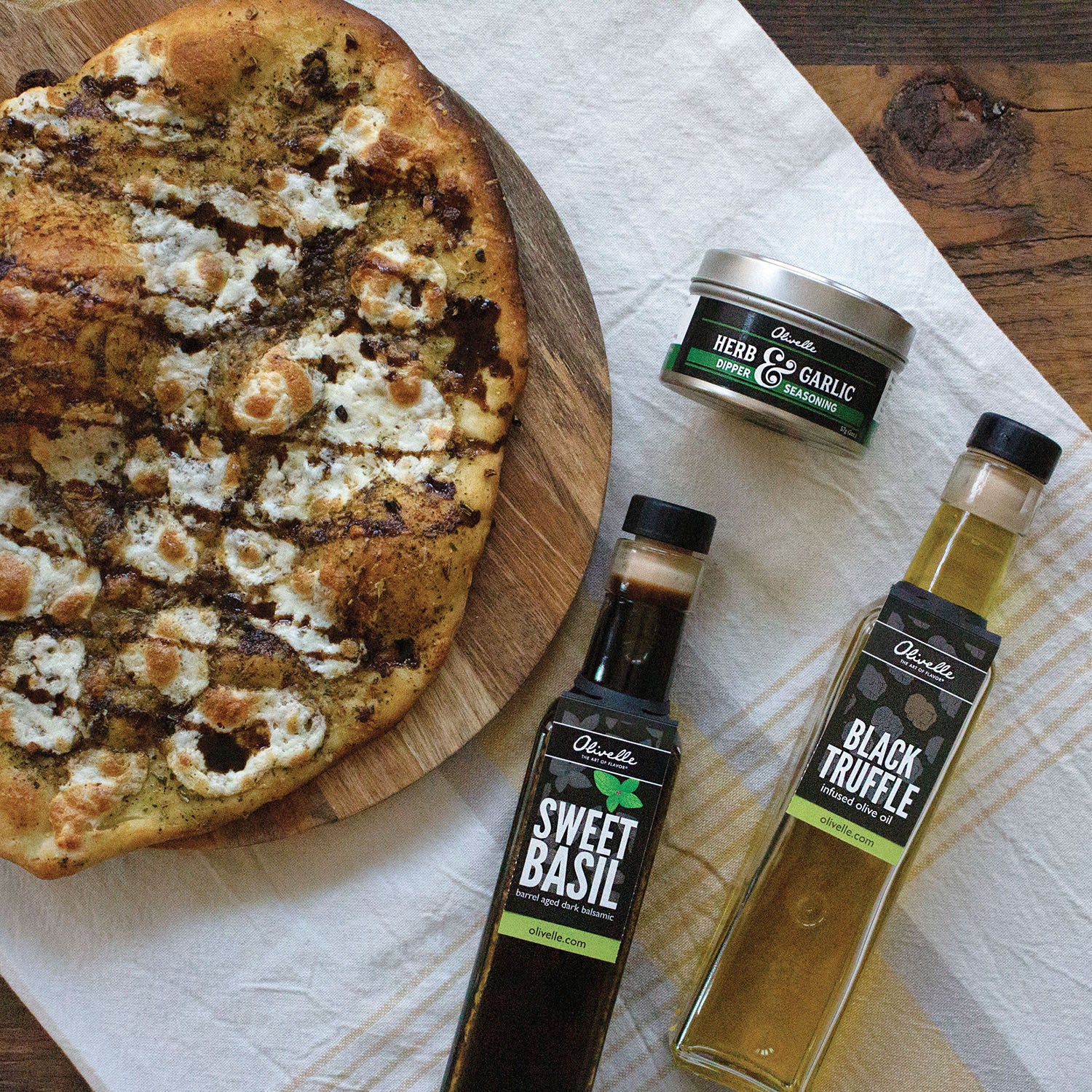 Garlic & Black Truffle Pizza