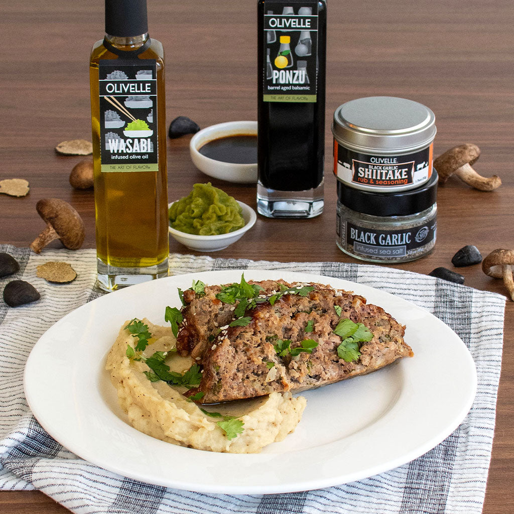 olive oil関連 レコード三枚セット Ginger Garlic Sticky Meatloaf | Olivelle The Art of Flavor®