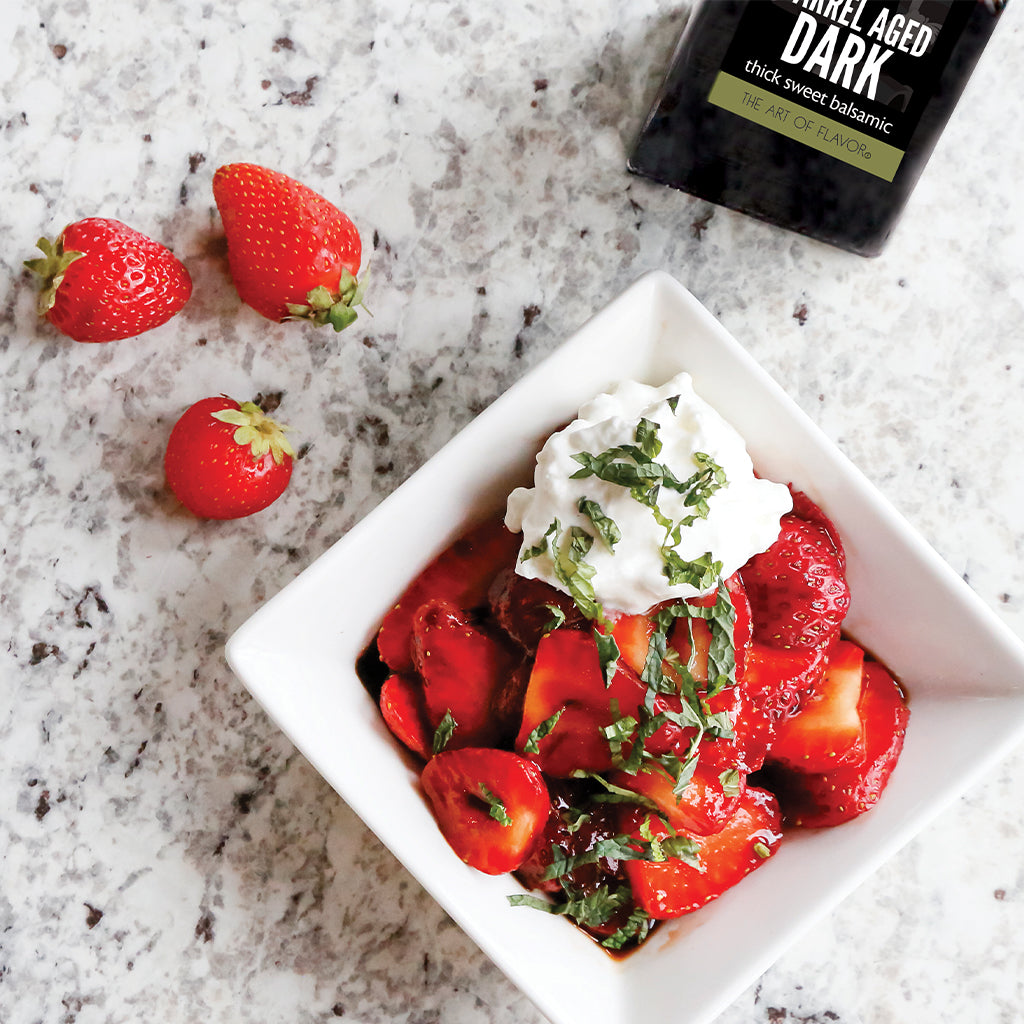 Barrel Aged Balsamic Strawberries