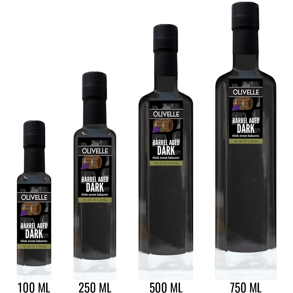 Barrel Aged Dark Thick Sweet Balsamic Bottle Size