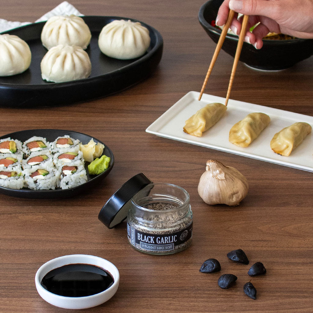 Black Garlic Infused Sea Salt