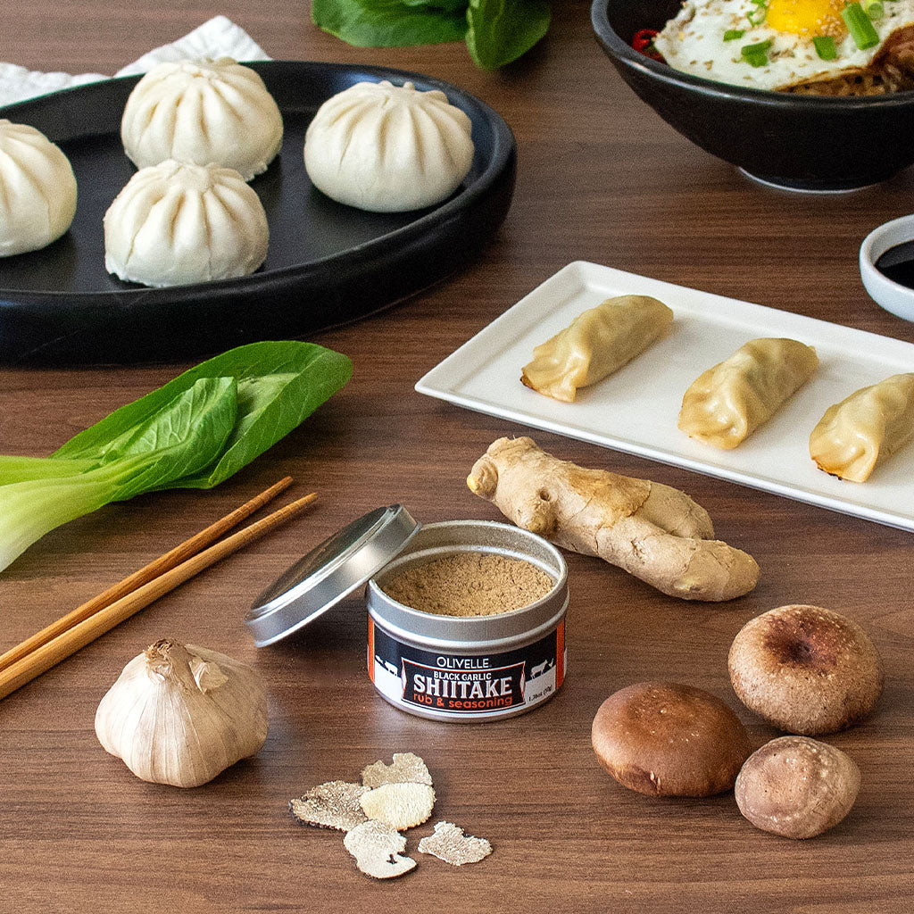 Black Garlic Shiitake Rub & Seasoning