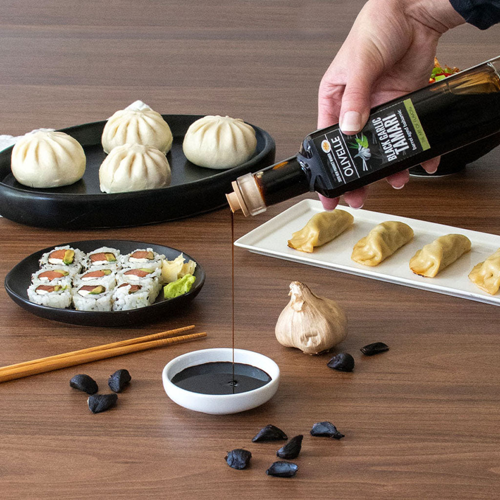 Black Garlic Tamari Barrel Aged Balsamic