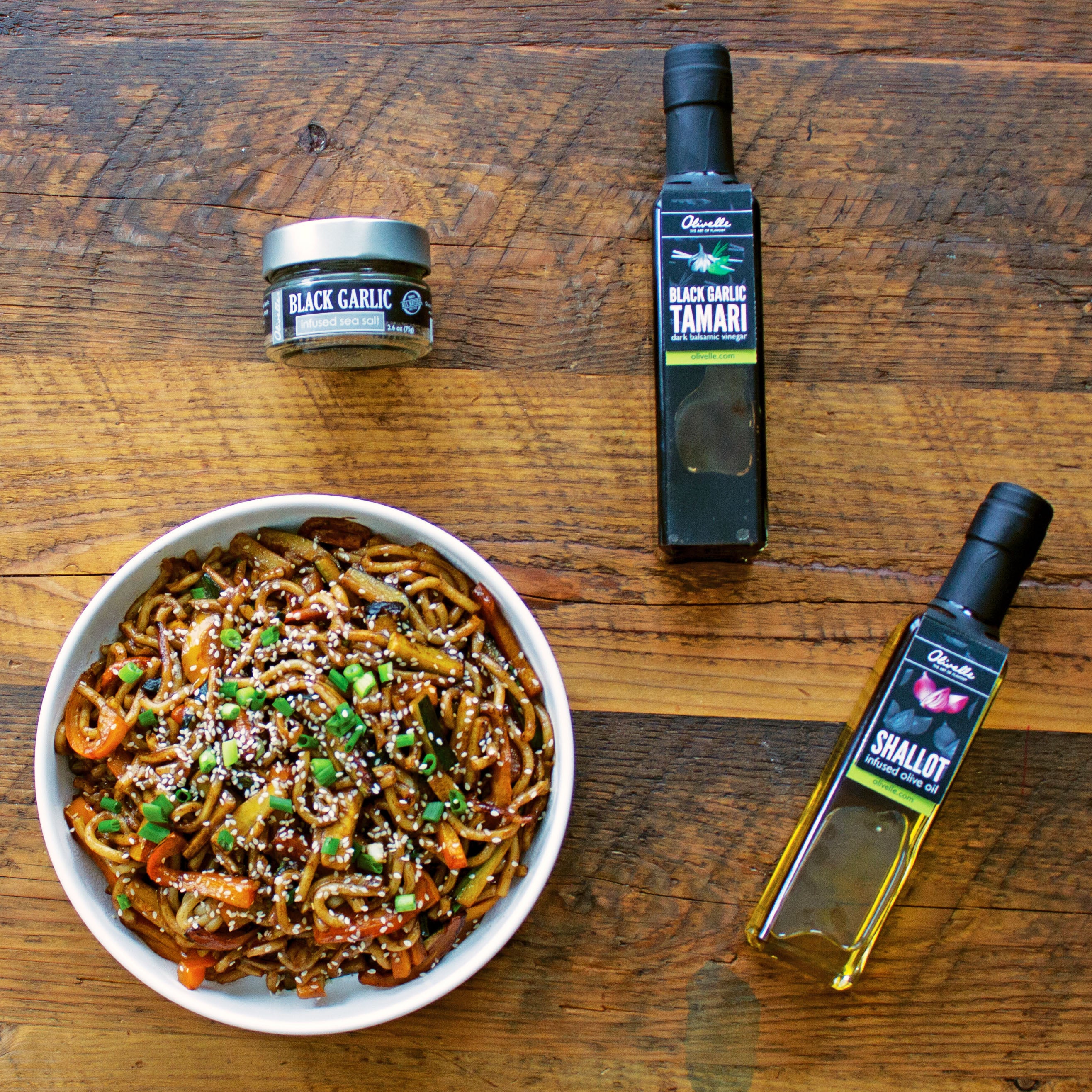 Black Garlic Umami Noodles