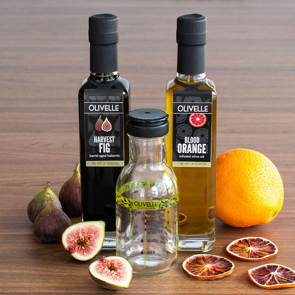 Perfect Pairing Gift - Blood Orange Infused Olive Oil & Harvest Fig Barrel Aged Balsamic