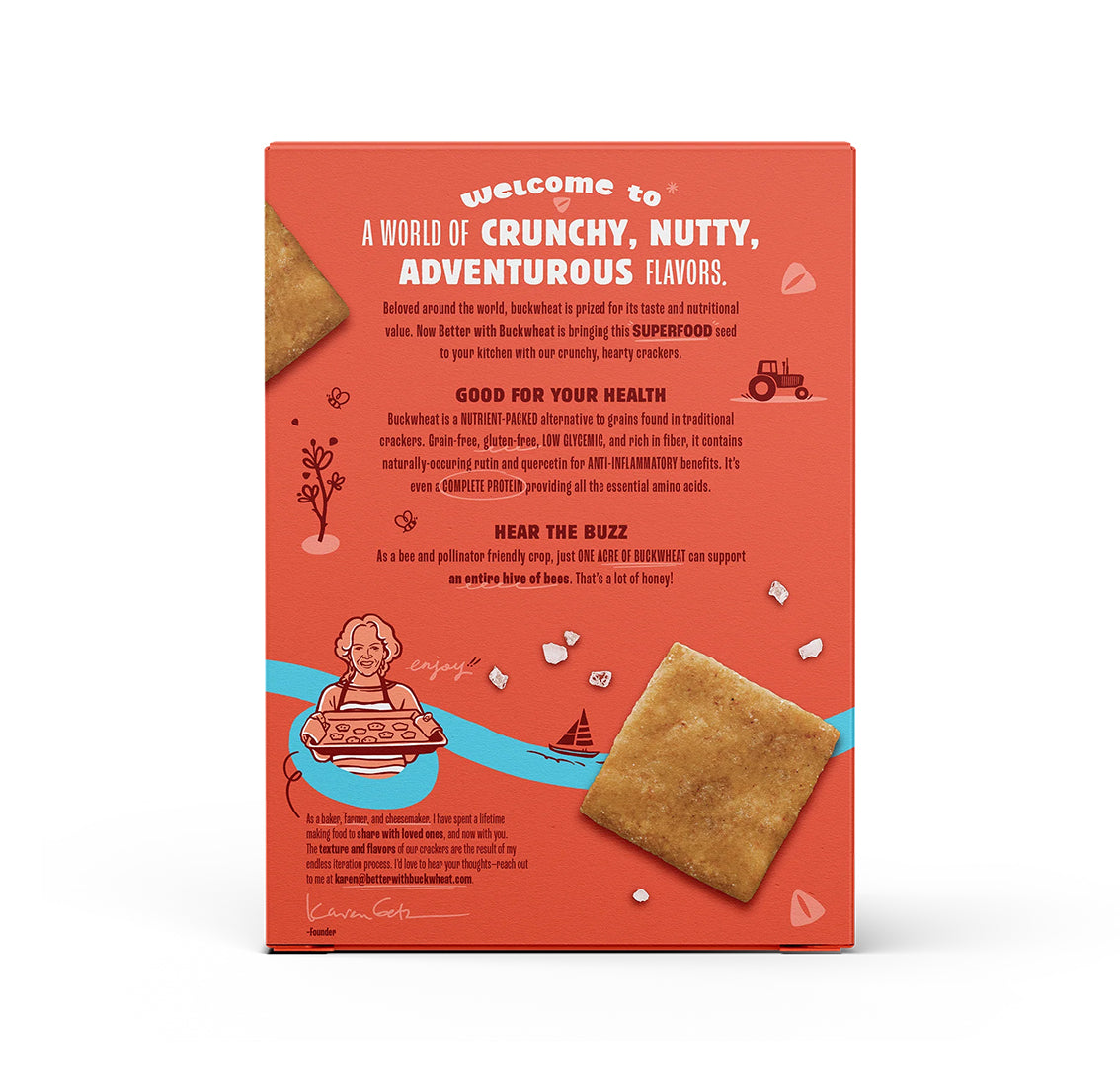 Better with Buckwheat Cracker