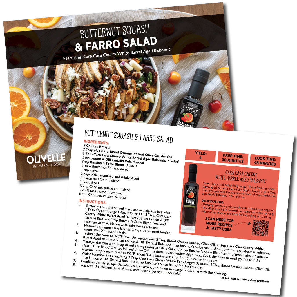 Butternut Squash & Farro Salad Recipe Gift Kit