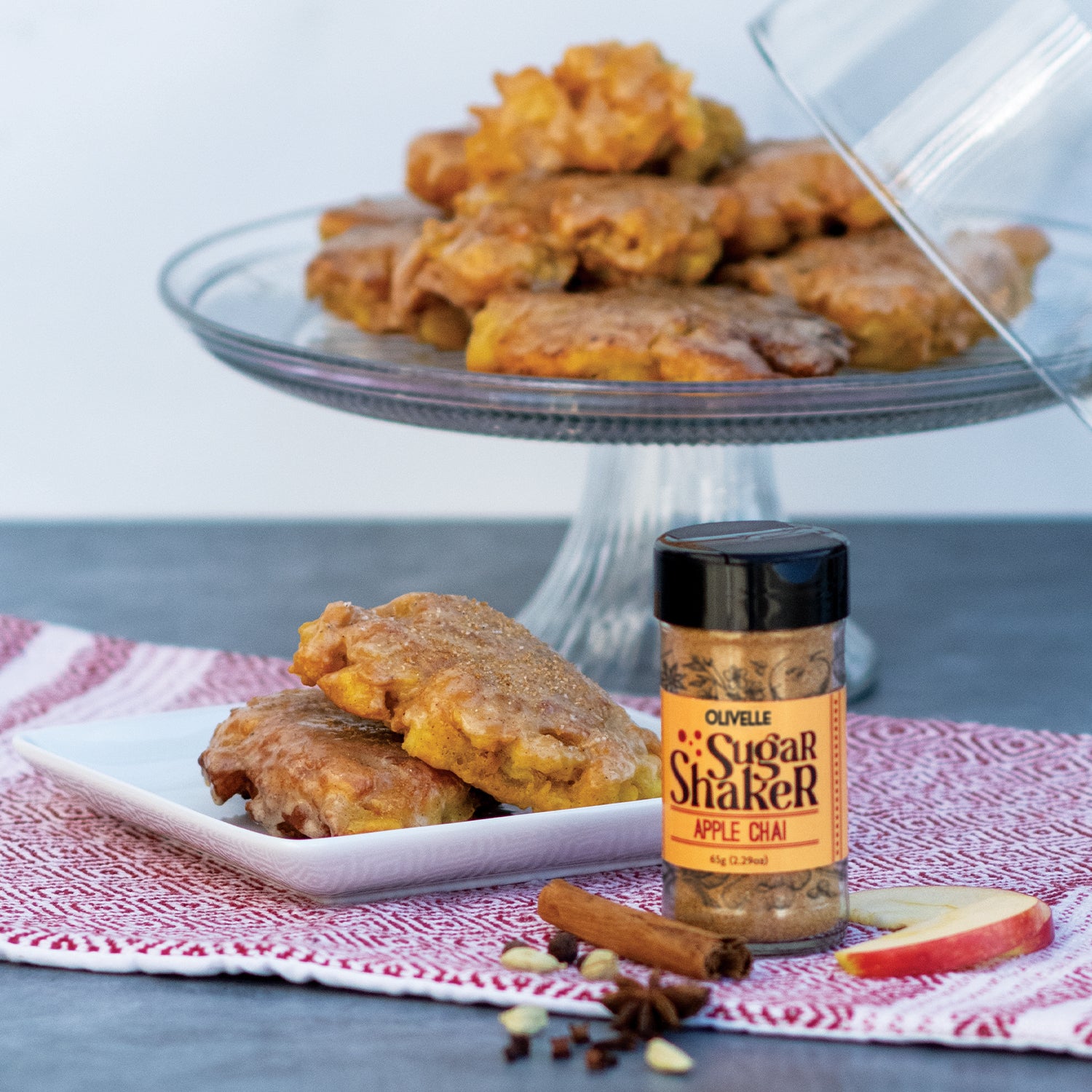 Chai Apple Fritters