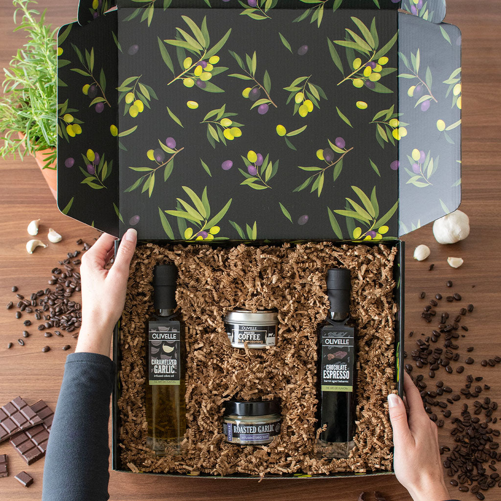 Coffee Steak Tips with Caramelized Onion Balsamic Whiskey Cream Sauce Recipe Gift Kit