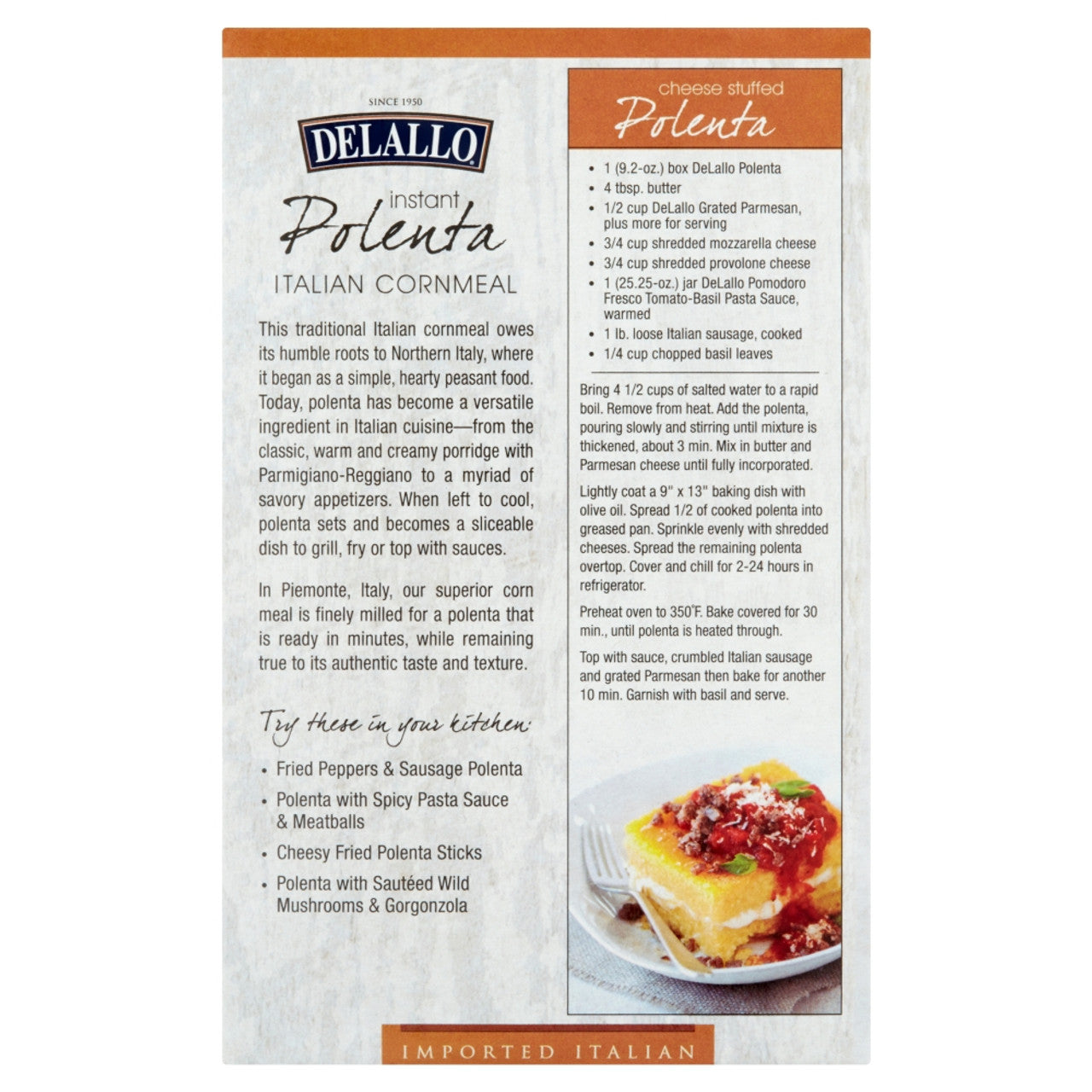 DeLallo Instant Polenta