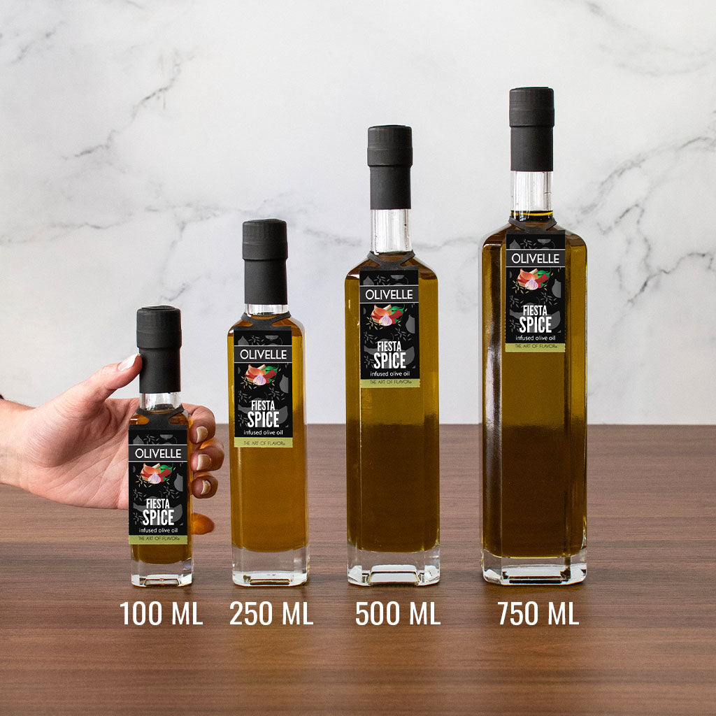 Fiesta Spice Infused Olive Oil Bottle Size
