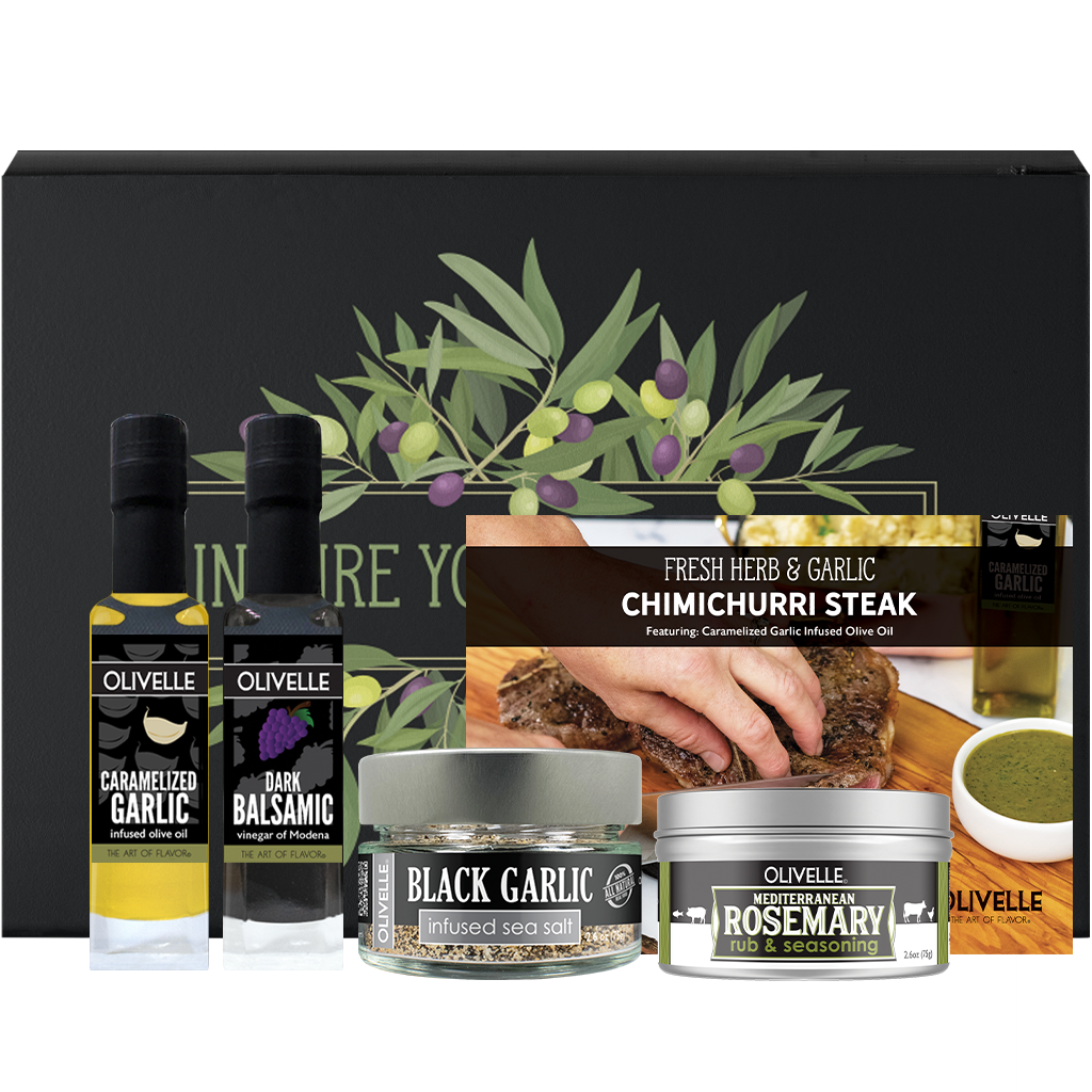 Fresh Herb & Garlic Chimichurri Steak Recipe Gift Kit