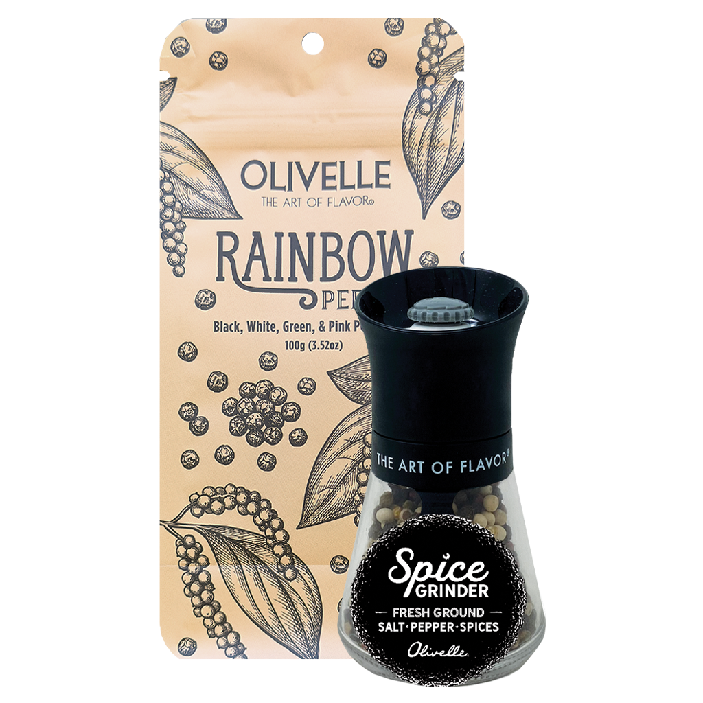 Rainbow Pepper with Grinder