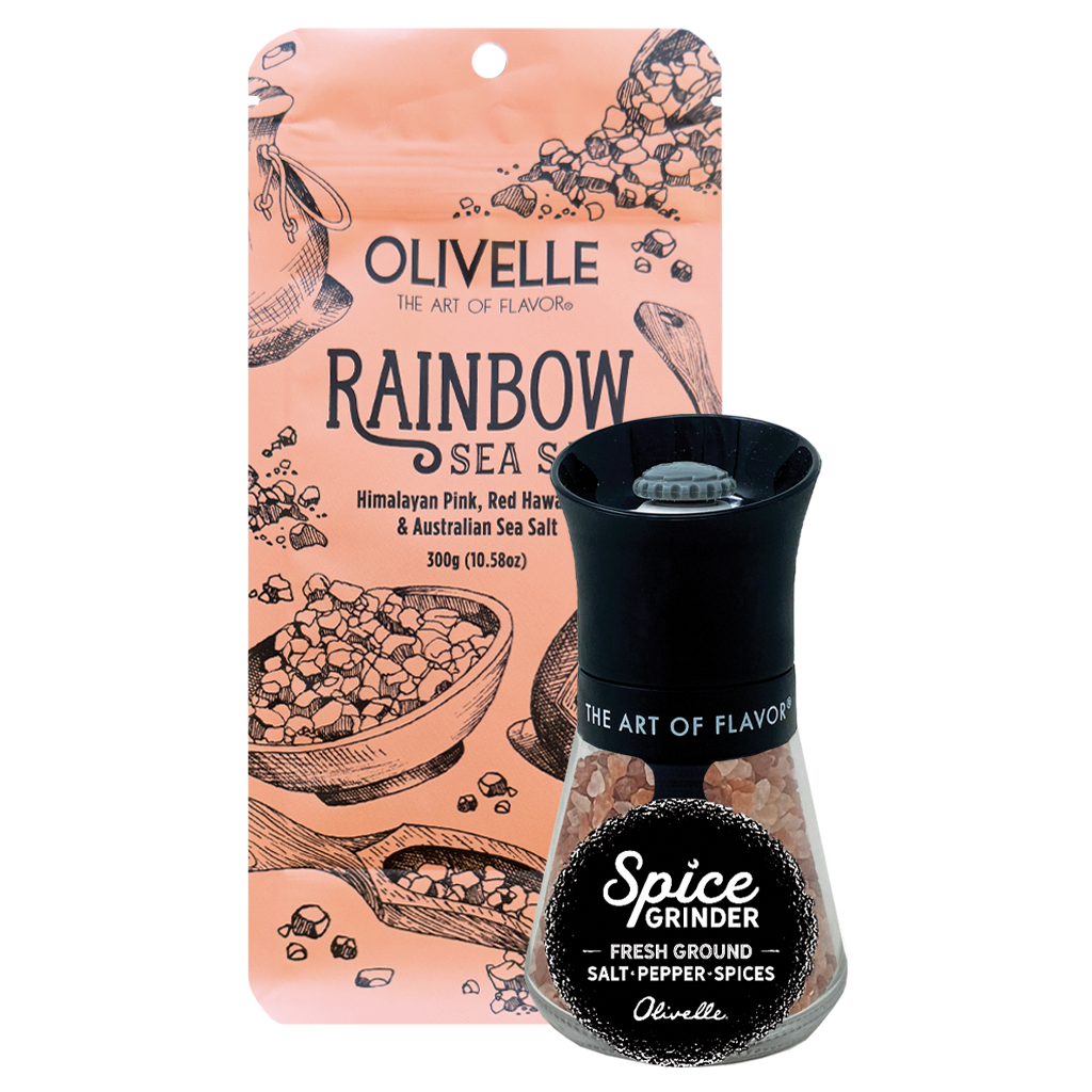 Rainbow Sea Salt with Grinder