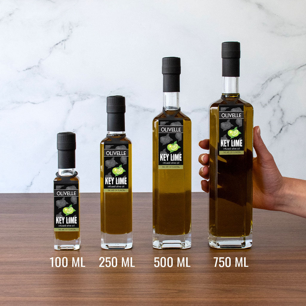 Key Lime Infused Olive Oil Bottle Size