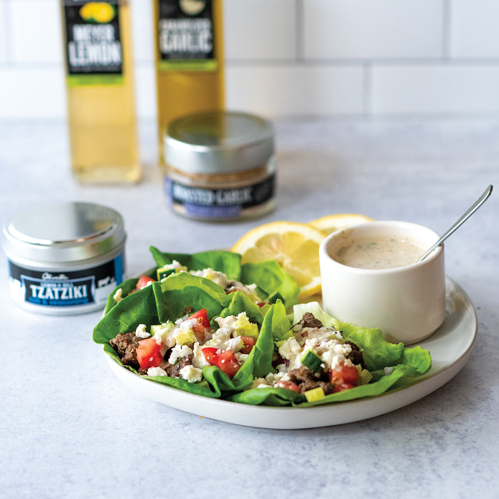 Lamb Wraps with Lemony Tahini Dressing