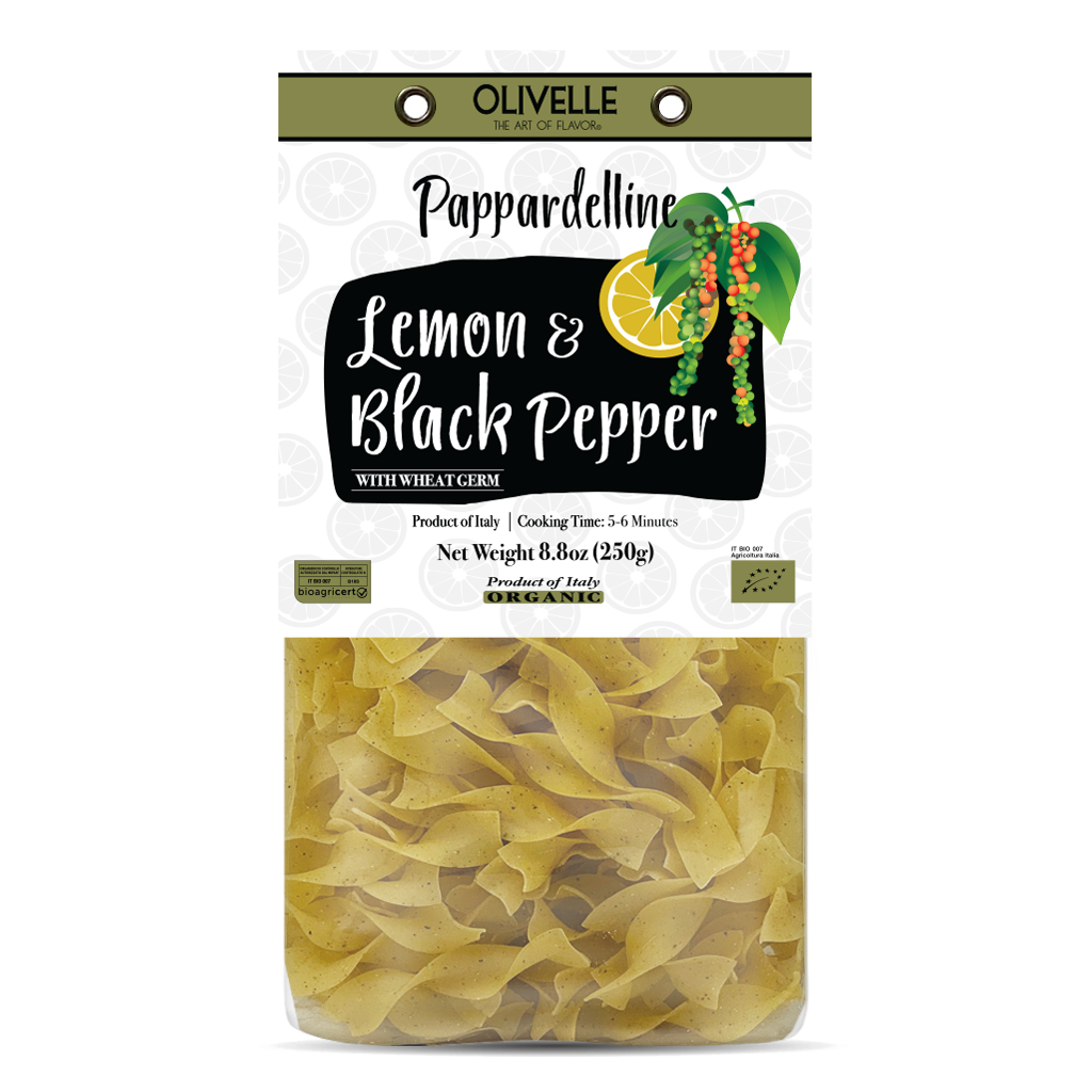 Lemon & Pepper Pappardelline - Organic