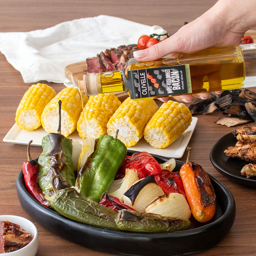 Maple-Wood Smoked Bacon Infused Olive Oil