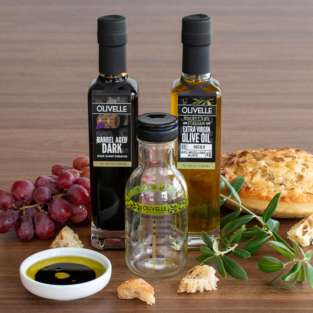 Nocellara Extra Virgin Olive Oil & Barrel Aged Dark Balsamic