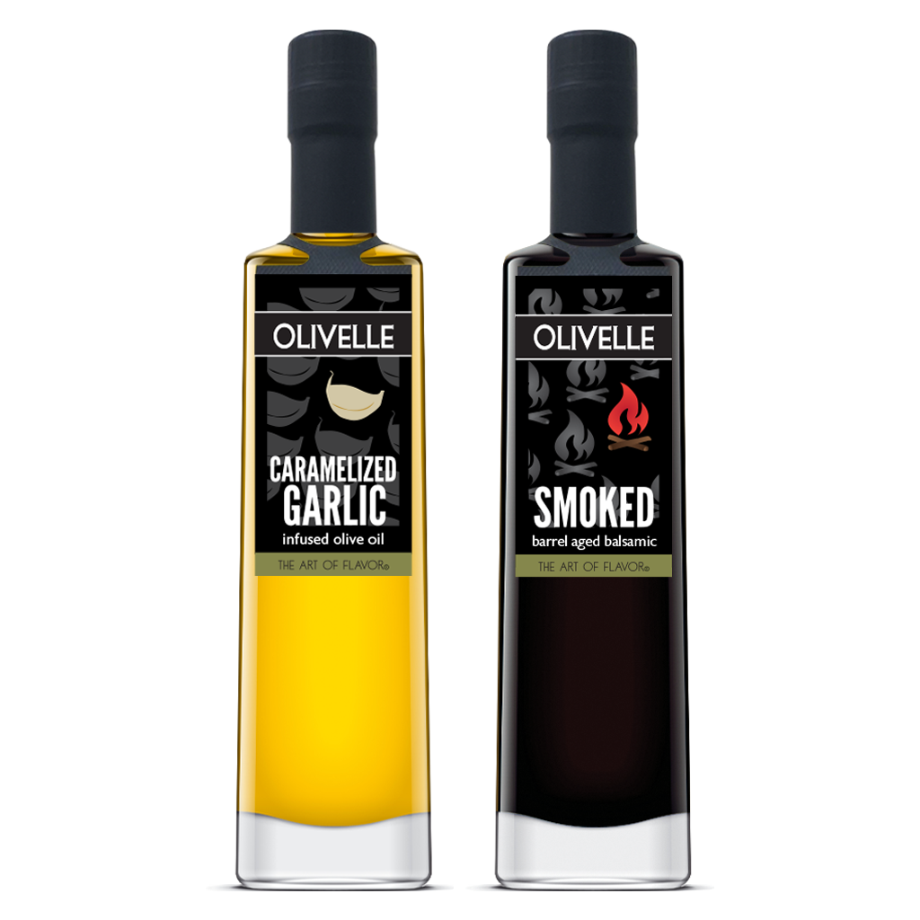 Perfect Pairings Caramelized Garlic Olive Oil & Smoked Balsamic