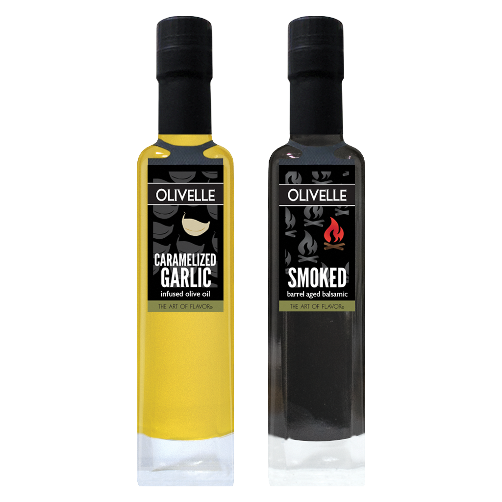 Perfect Pairing - Caramelized Garlic Infused Olive Oil & Smoked Barrel Aged Balsamic