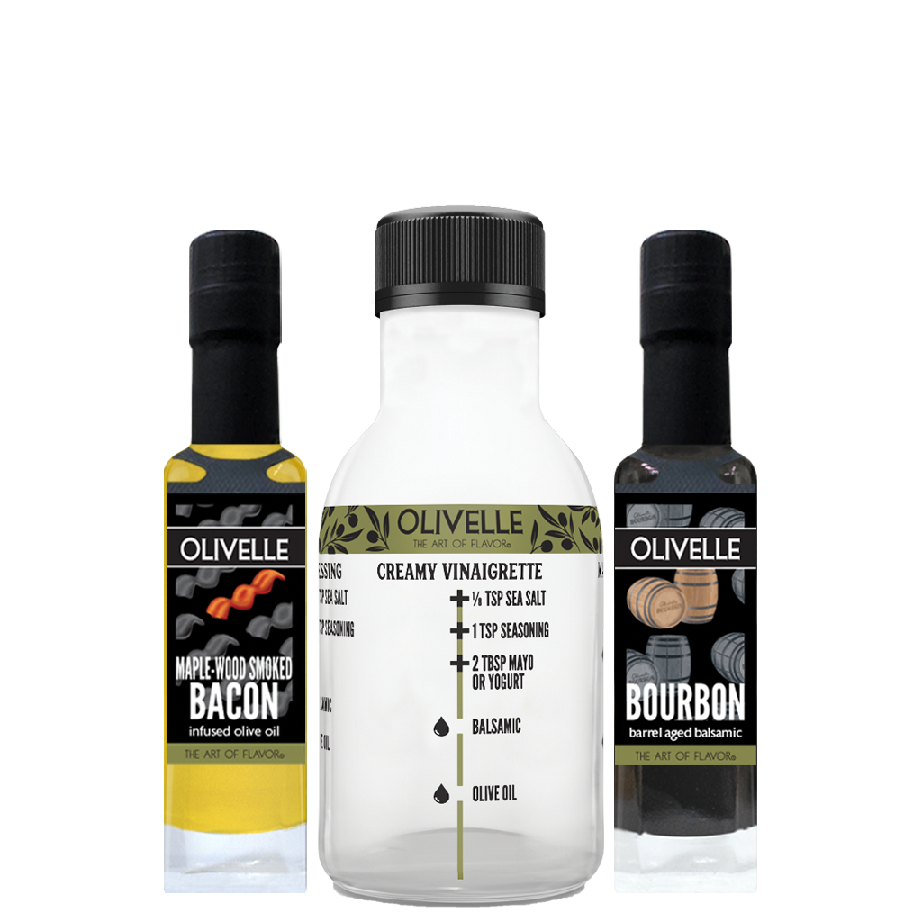 Perfect Pairing - Maplewood Smoked Bacon Infused Olive Oil & Bourbon Barrel Aged Balsamic