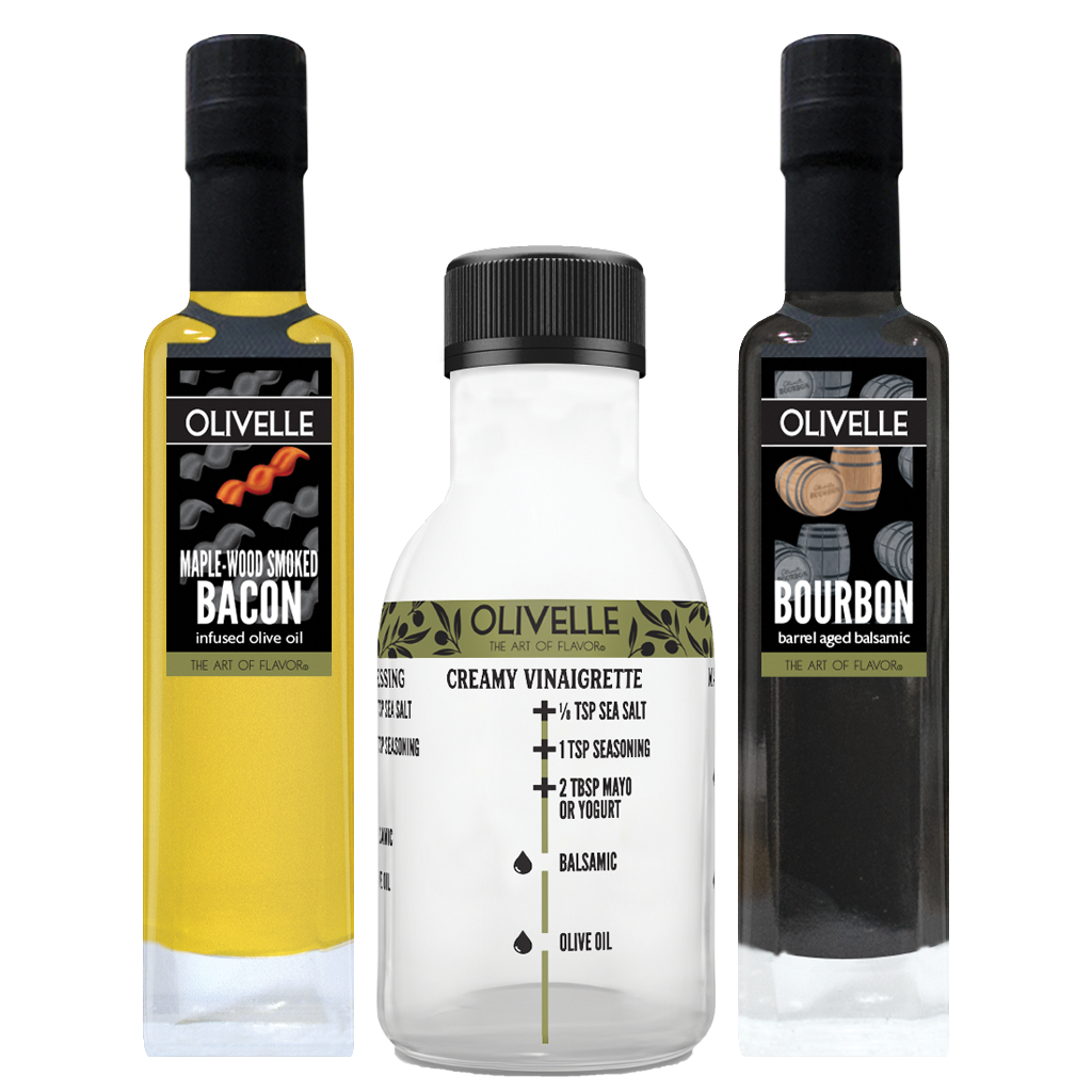 Perfect Pairing - Maplewood Smoked Bacon Infused Olive Oil & Bourbon Barrel Aged Balsamic