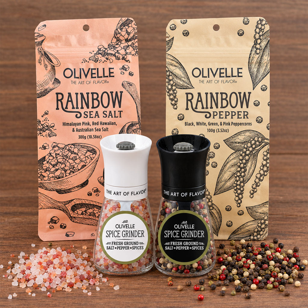 Rainbow Salt & Pepper Essentials Gift