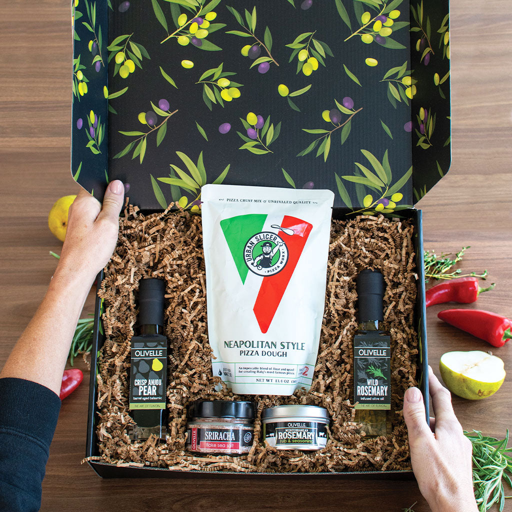 Rosemary Grilled Pizza Recipe Gift Kit | Olivelle The Art of Flavor®