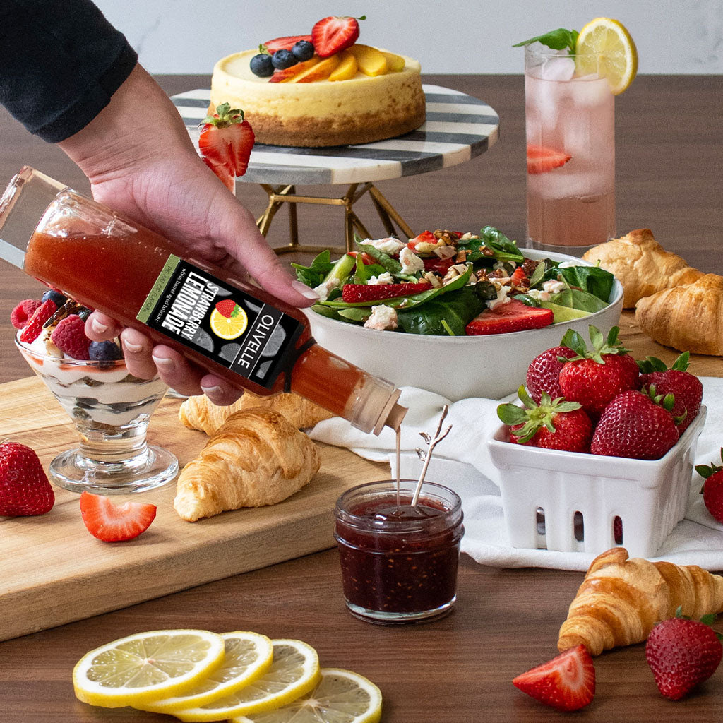 Strawberry Lemonade White Barrel Aged Balsamic Lifestyle