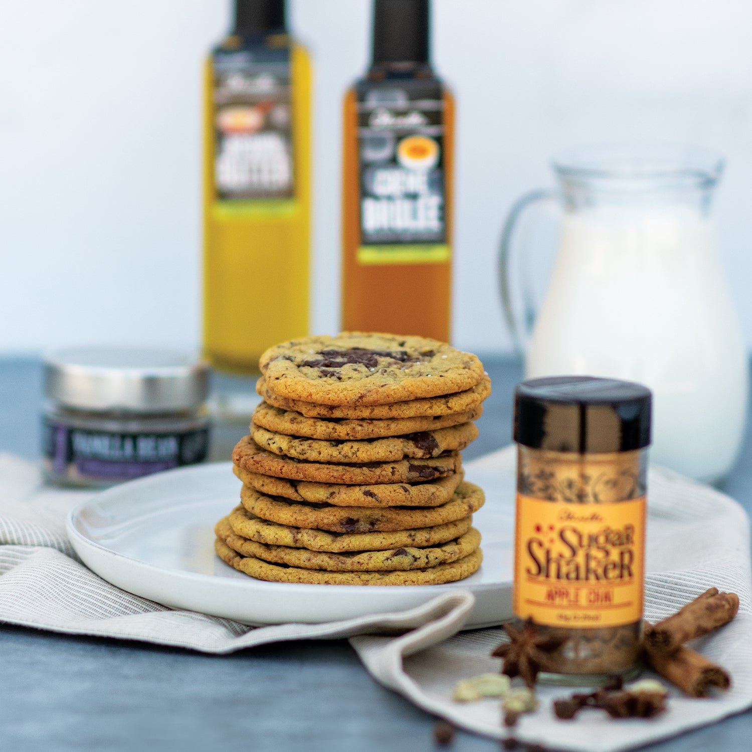 Toffee Chai Chocolate Chip Cookies