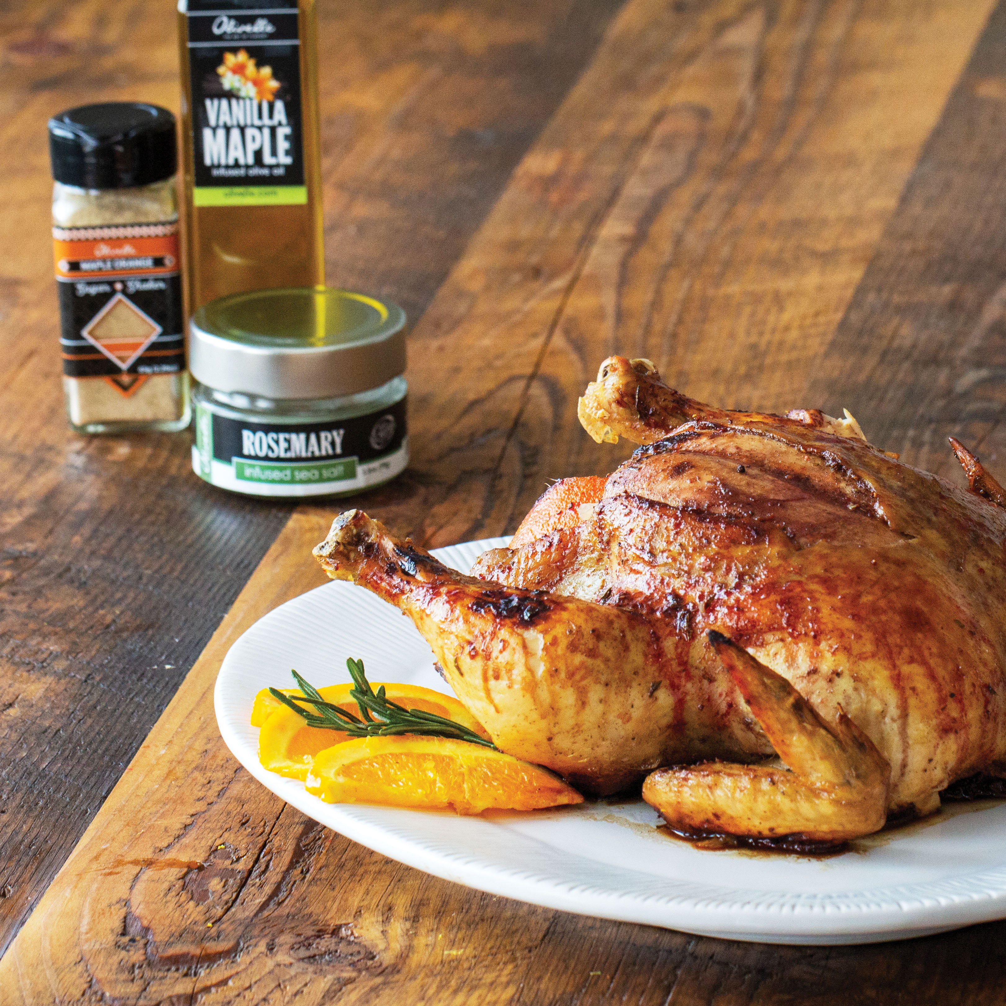 Vanilla Maple Roasted Chicken