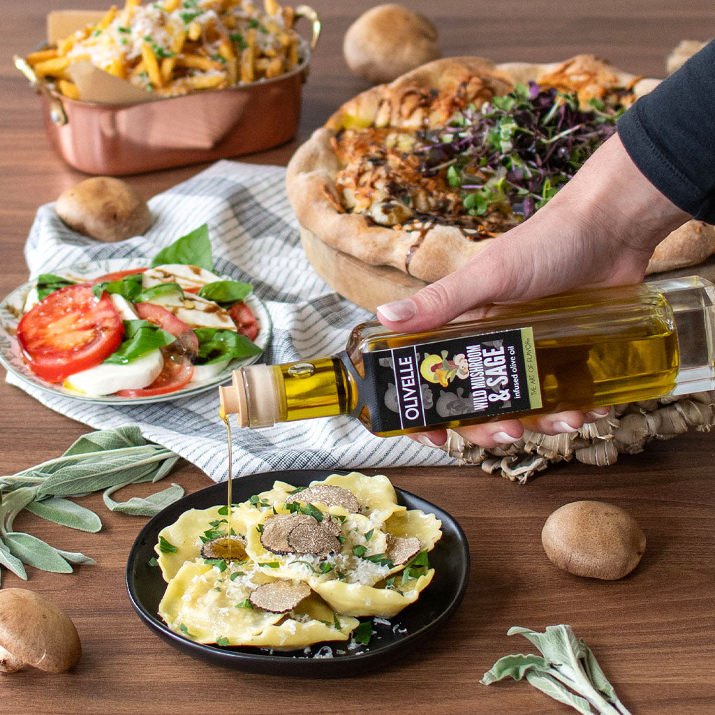 Wild Mushroom & Sage Infused Olive Oil