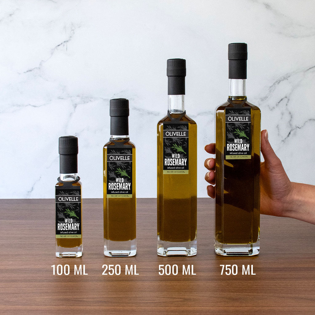 Wild Rosemary Infused Olive Oil Bottle Size