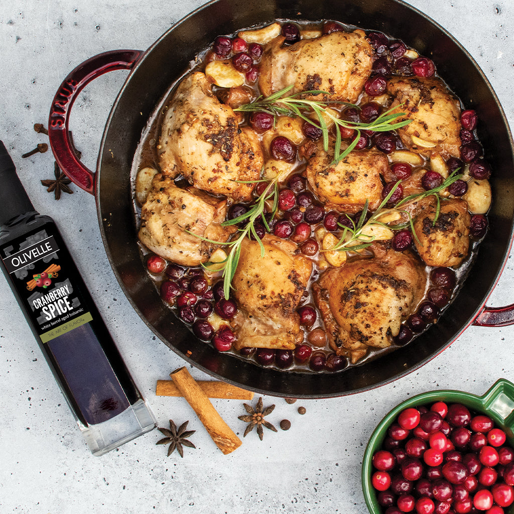 Cranberry and Garlic Braised Chicken Recipe