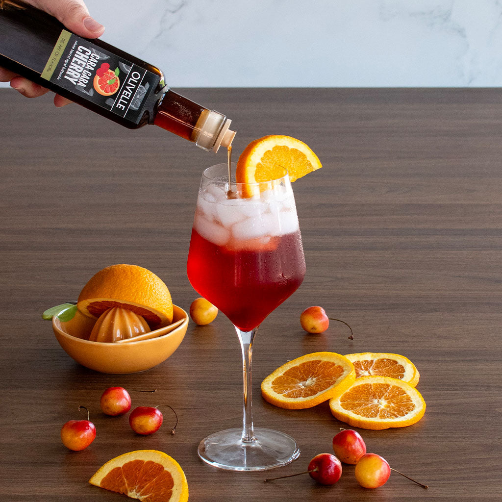 Spiced Cherry Citrus Spritz