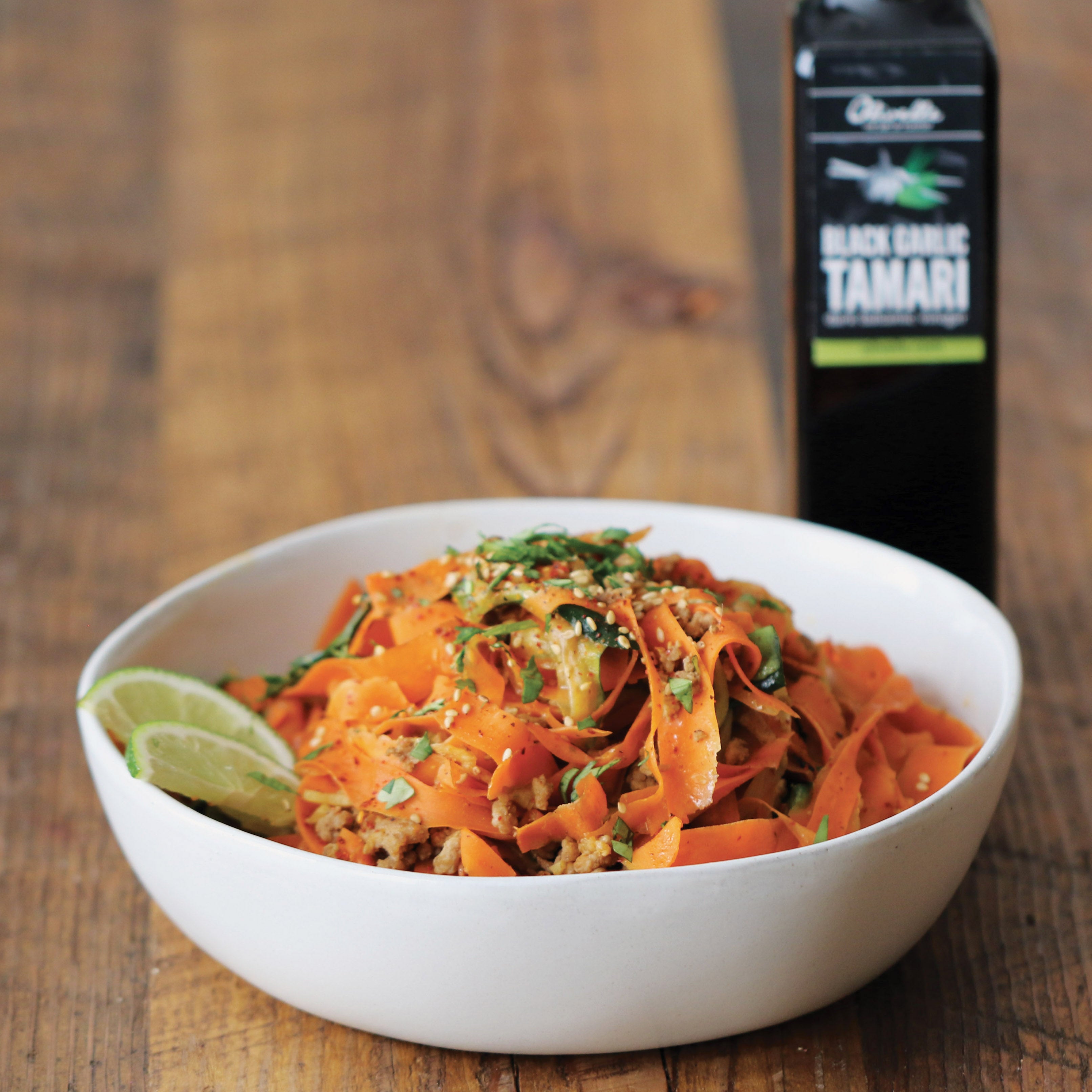 Thai Carrot & Zucchini Noodles