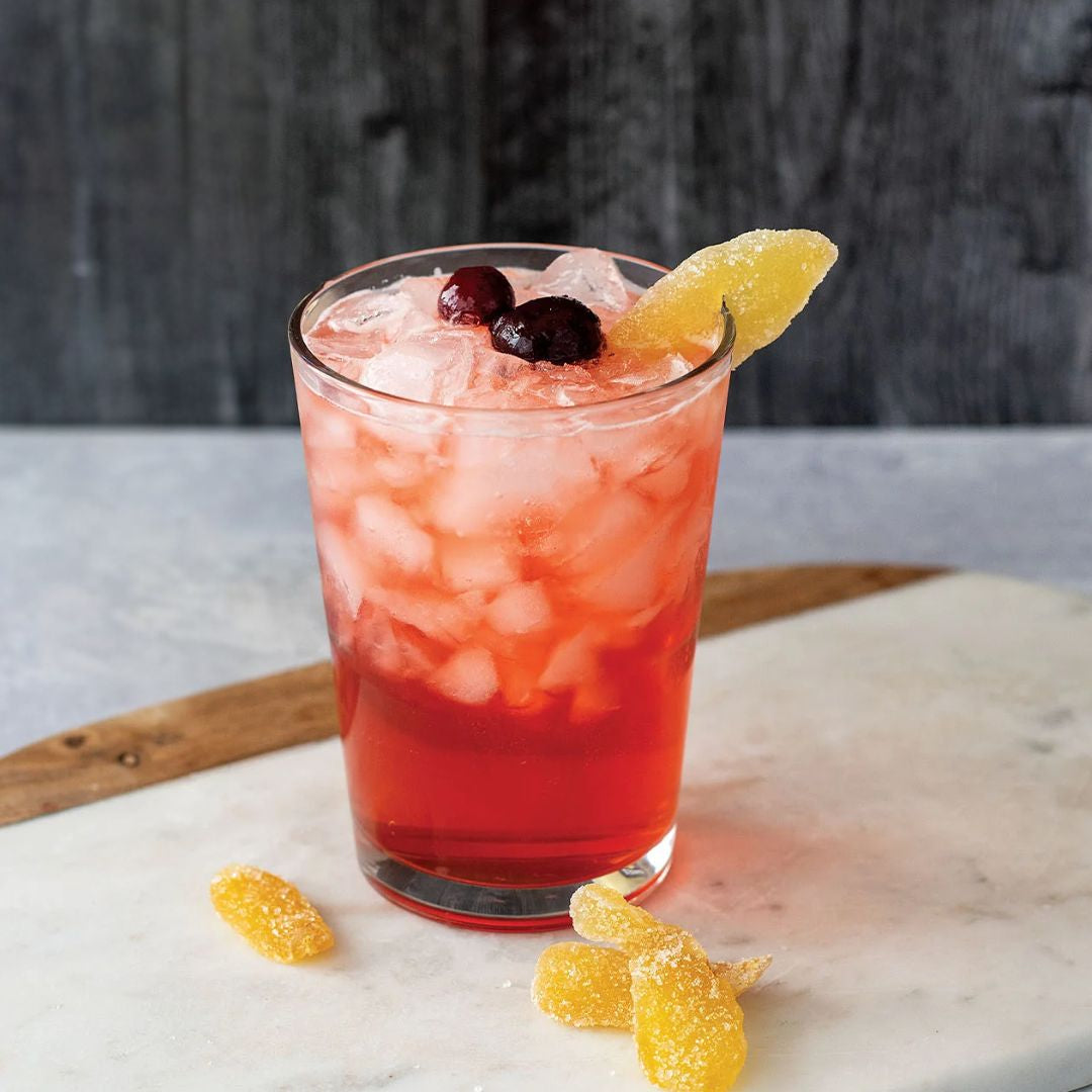 Whiskey Cherry Cider Cockatil