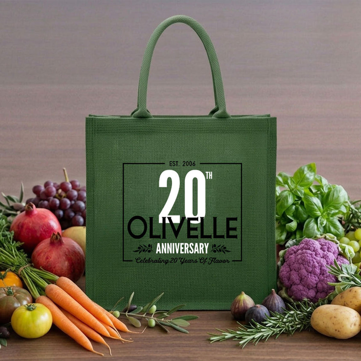 20th Anniversary Jute Bag
