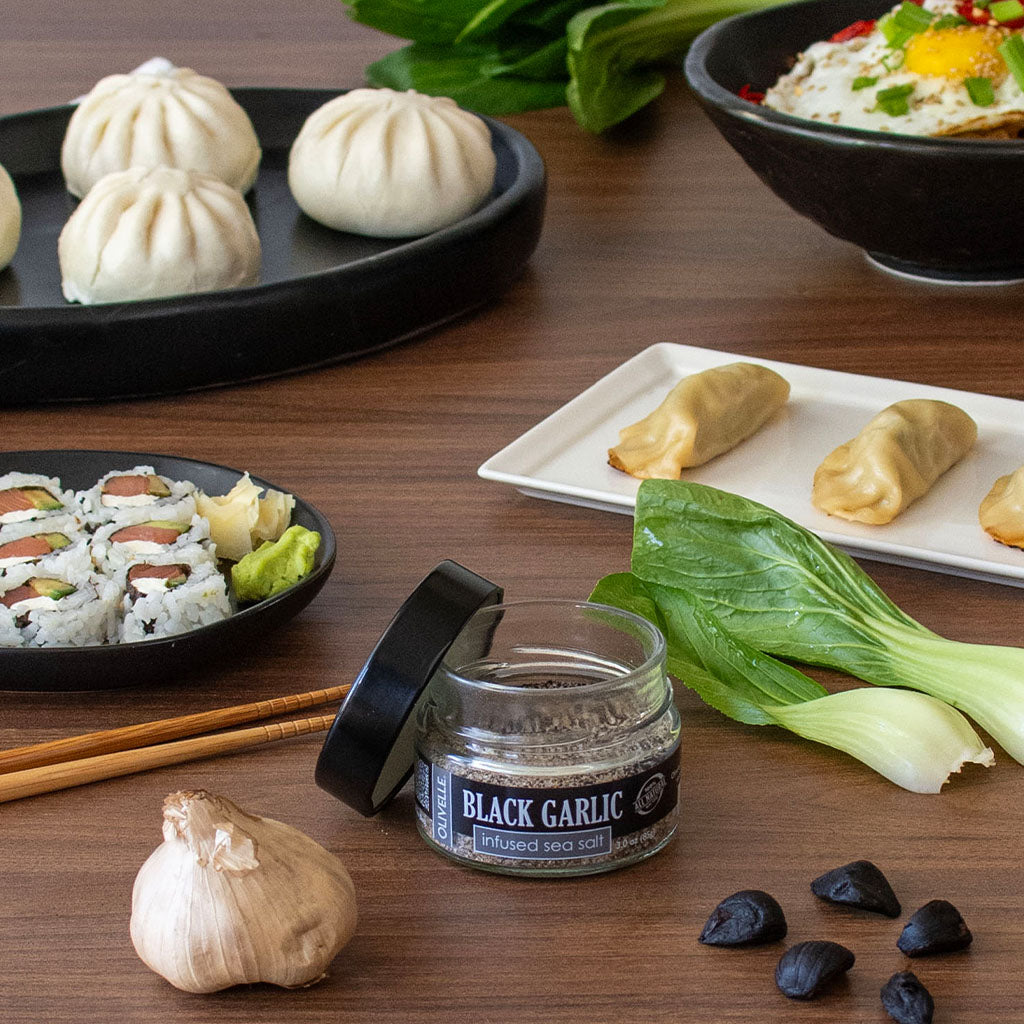 Black Garlic Infused Sea Salt