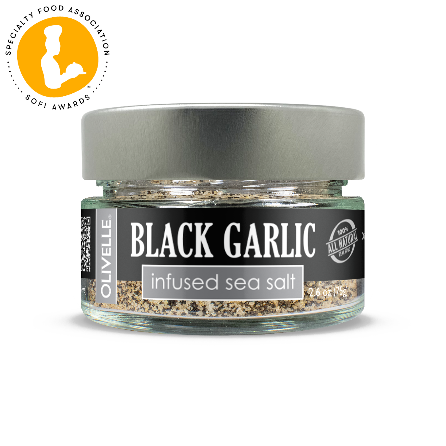 Black Garlic Infused Sea Salt