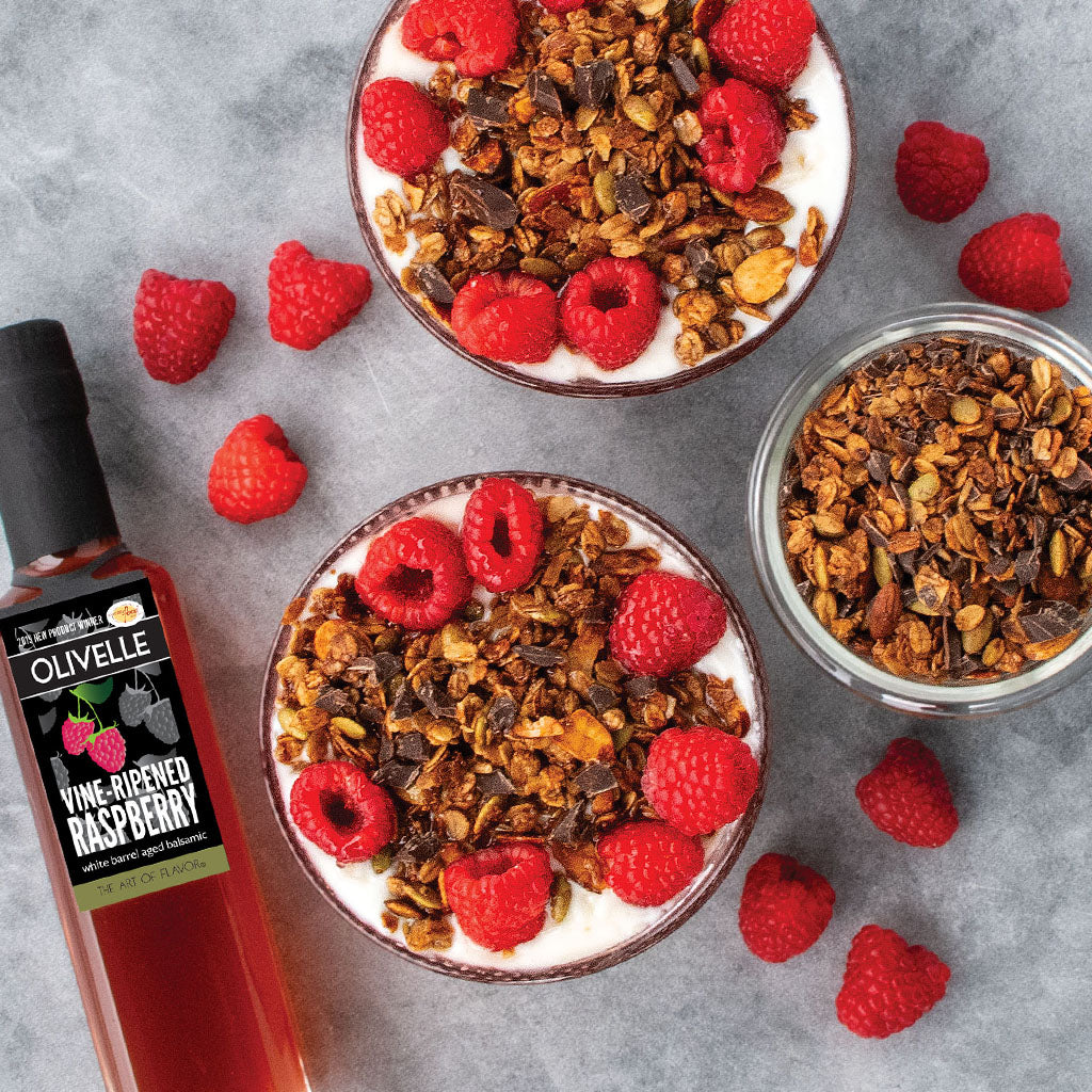 Greek Yogurt Chocolate Raspberry Granola