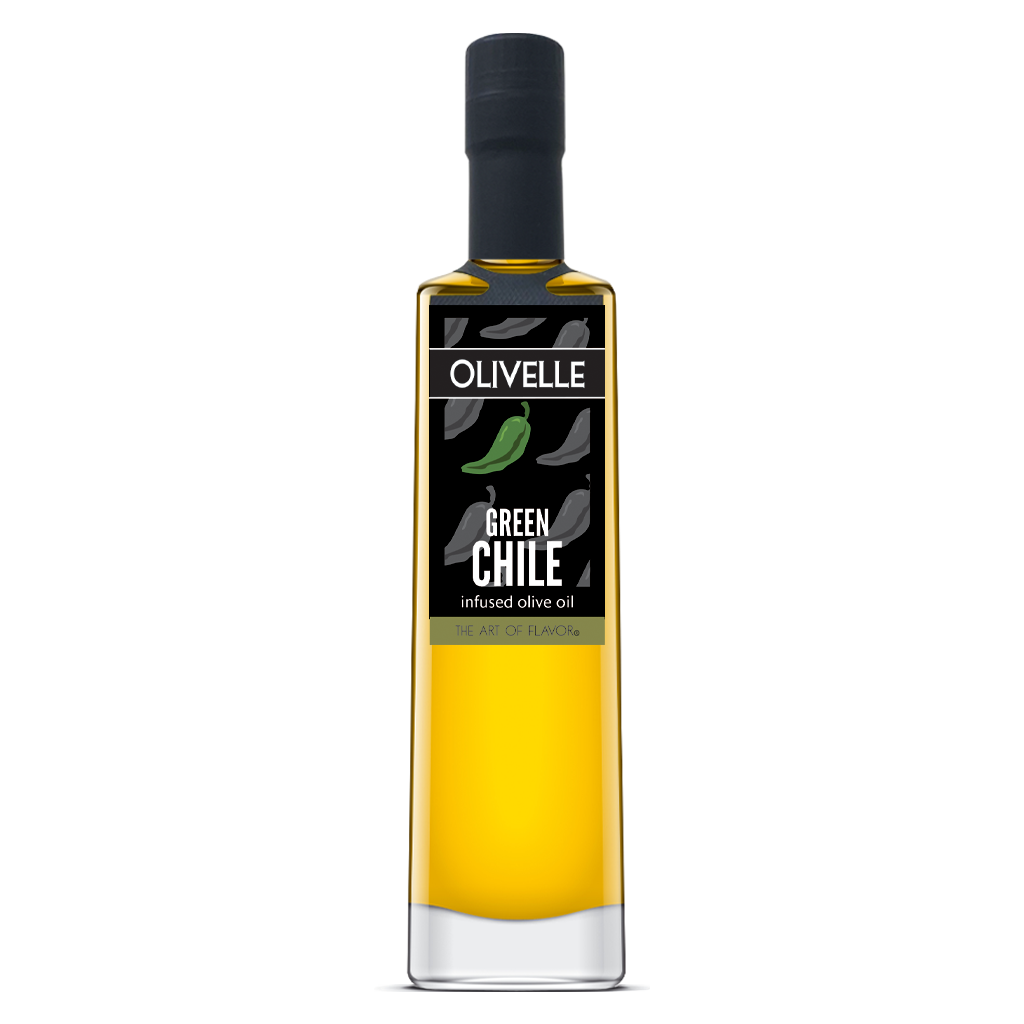 Green Chile Infused Olive Oil