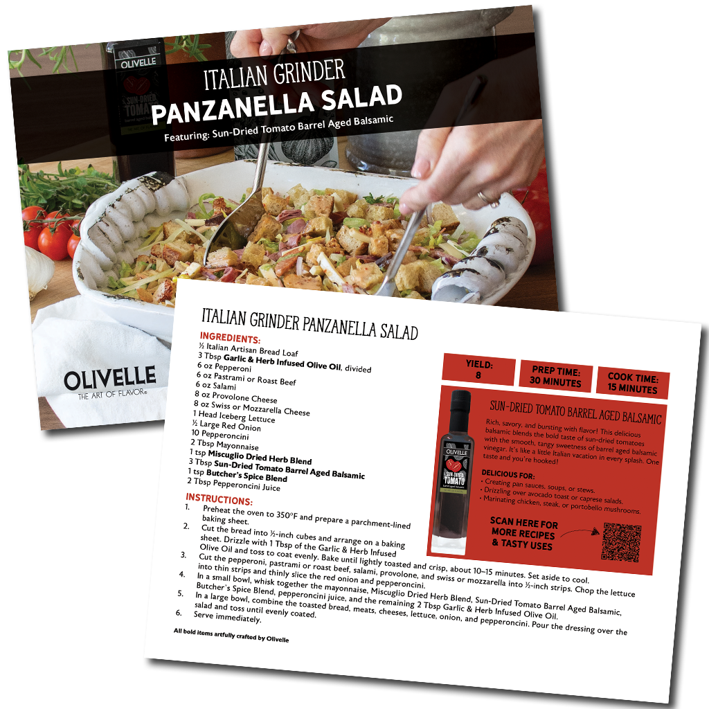 Italian Grinder Panzanella Salad Recipe