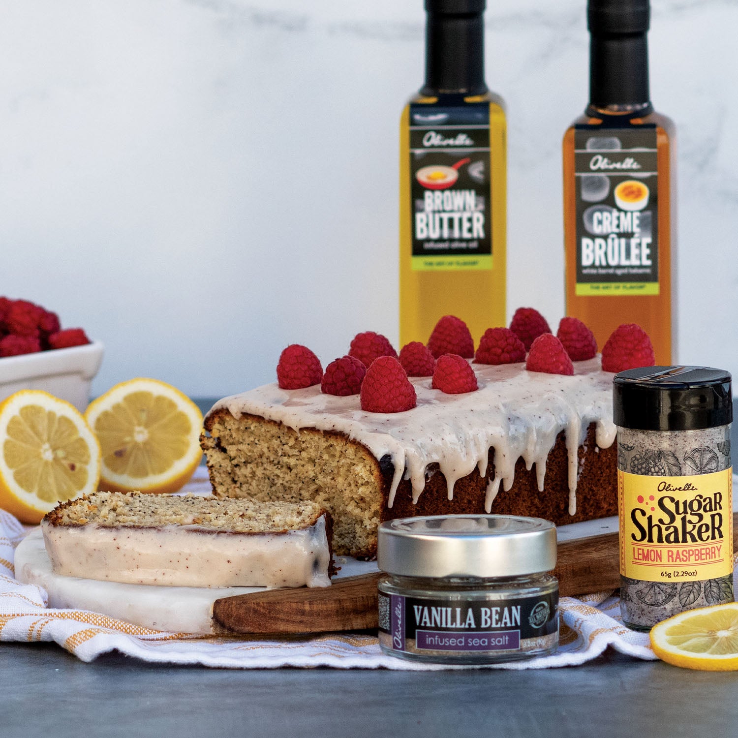 Lemon Raspberry Sugar Shaker | Olivelle The Art of Flavor®