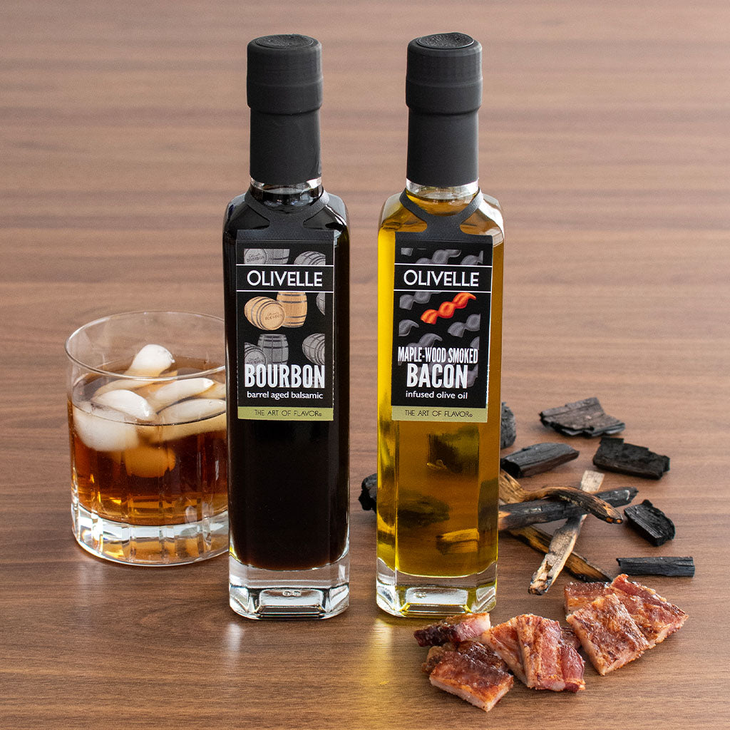 Maplewood Smoked Bacon Infused Olive Oil & Bourbon Barrel Aged Balsamic