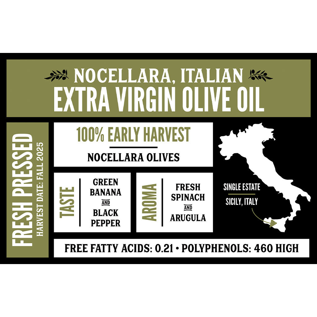 Nocellara Italian Extra Virgin Olive Oil | Olivelle The Art of Flavor®