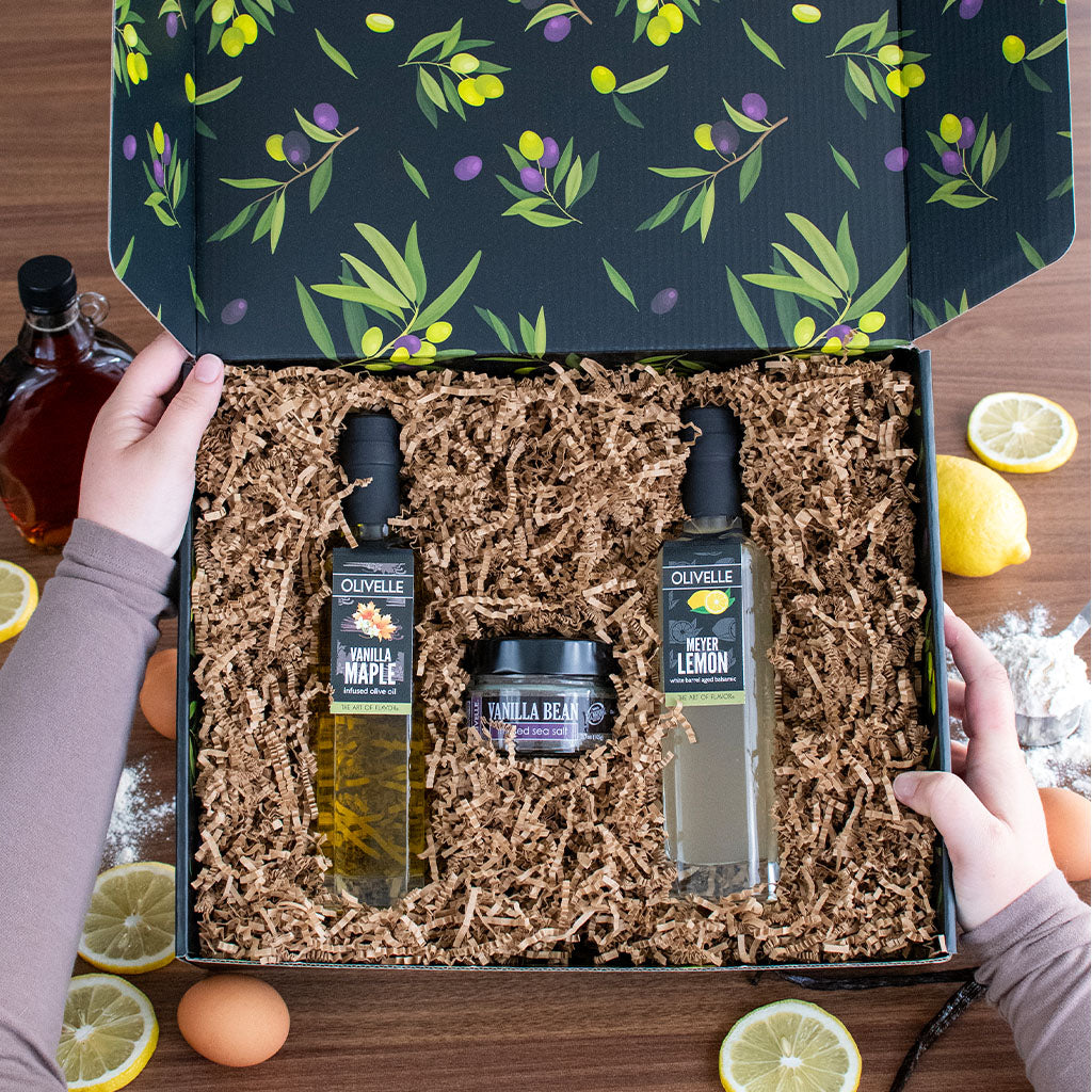 Classic Olive Oil Cake with Lemon Icing Recipe Gift Kit