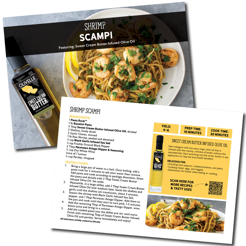 Shrimp Scampi Recipe Card